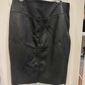 Express faux leather pencil skirt